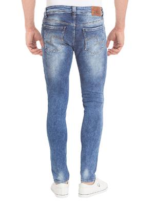 blue heavy washed ripped denim jeans - 14332062 - Standard Image - 3