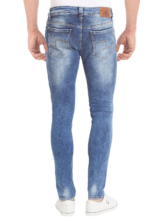 blue heavy washed ripped denim jeans - 14332062 - Zoom Image - 3