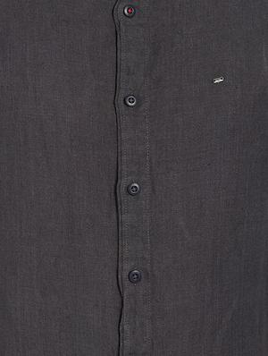 grey linen casual shirt - 14332065 - Standard Image - 5