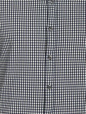 blue cotton casual shirt - 14332122 - Standard Image - 4