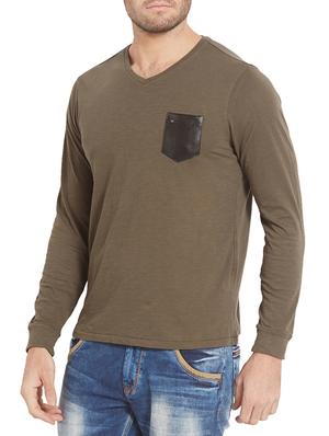 green cotton t-shirt - 14332175 - Standard Image - 3