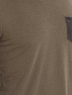 green cotton t-shirt - 14332175 - Standard Image - 5