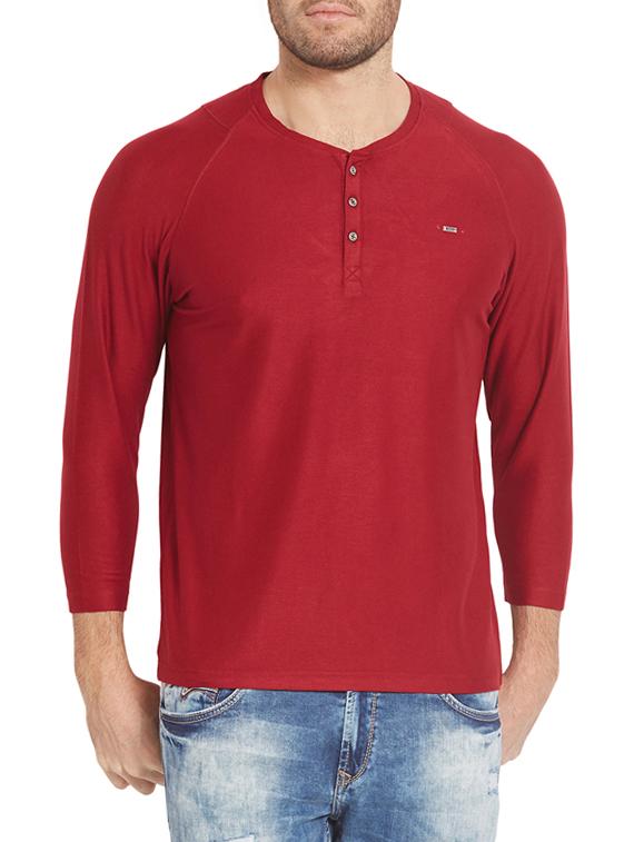 red cotton t-shirt - 14332212 - Zoom Image - 1