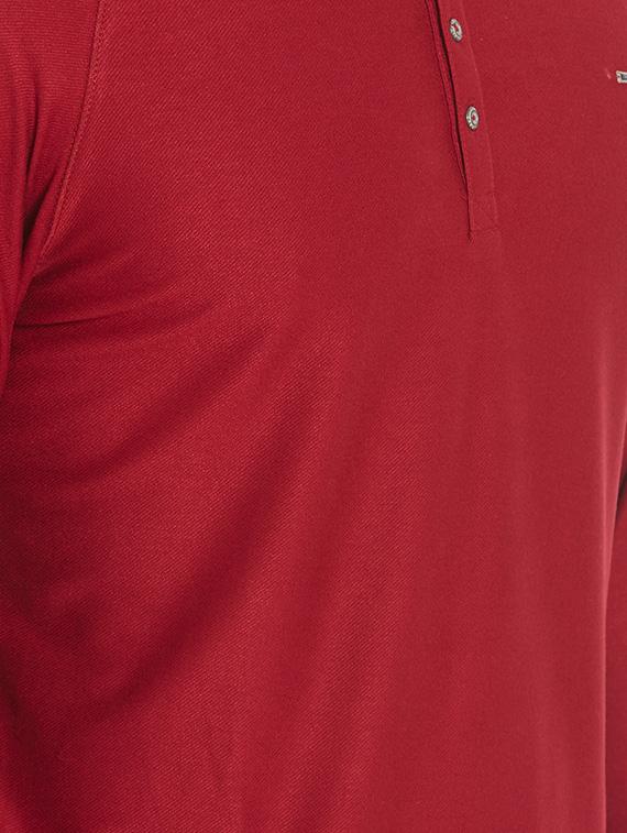 red cotton t-shirt - 14332212 - Zoom Image - 4