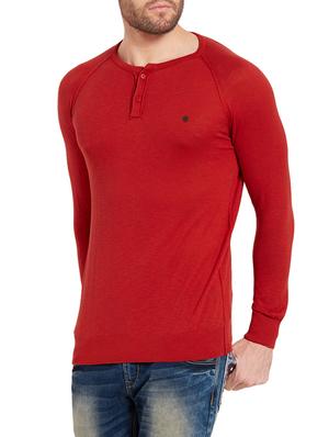 red cotton t-shirt - 14332240 - Standard Image - 2