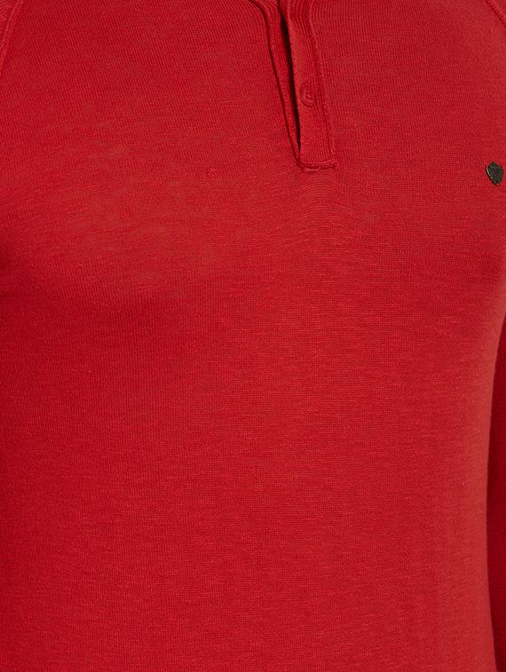red cotton t-shirt - 14332240 - Zoom Image - 4