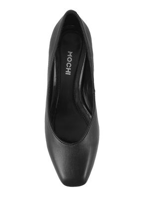 black leatherette slip on formal shoes - 14332657 - Standard Image - 4
