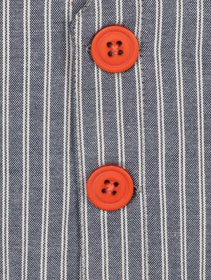 blue cotton waistcoat - 14333860 - Standard Image - 3