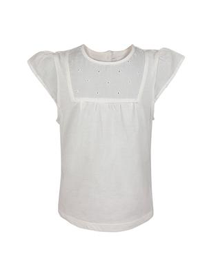 white cotton shorts set - 14333870 - Standard Image - 3