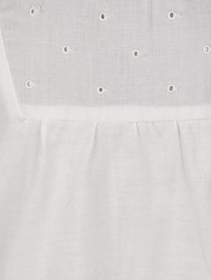 white cotton shorts set - 14333870 - Standard Image - 5