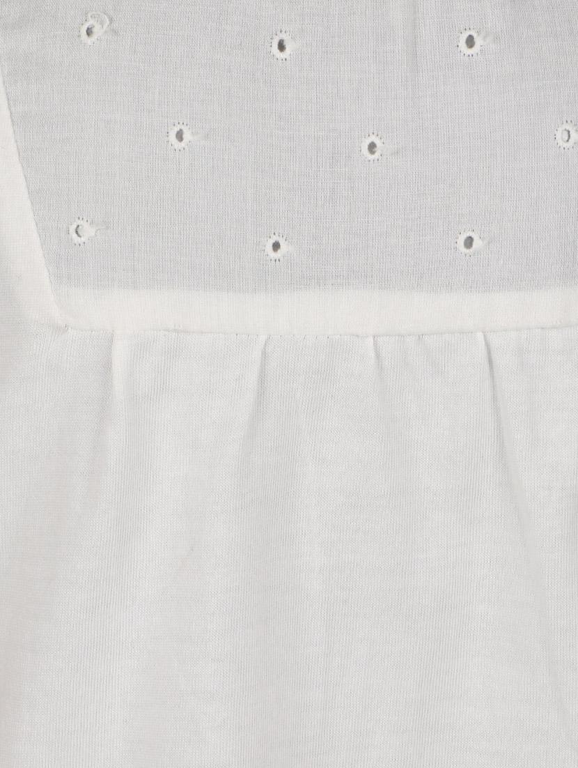 white cotton shorts set - 14333870 - Zoom Image - 5