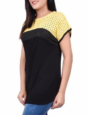 black cotton regular top - 14334112 - Standard Image - 2
