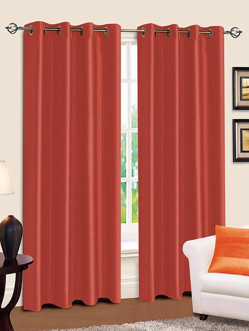 polyester set of 2 door curtain - 14334702 - Very Small Image - 1