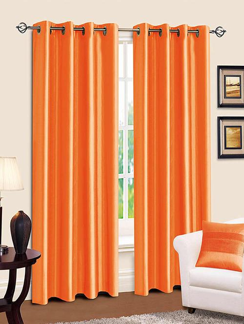 polyester set of 2 door curtain - 14334705 - Standard Image - 1