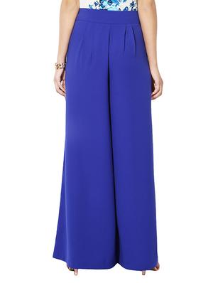solid blue palazzo - 14335288 - Standard Image - 2