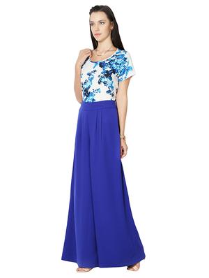 solid blue palazzo - 14335288 - Standard Image - 3