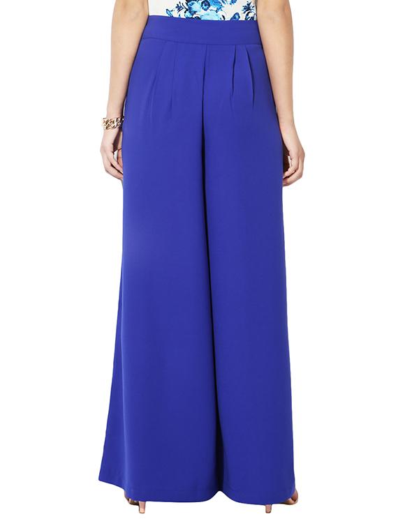 solid blue palazzo - 14335288 - Zoom Image - 2