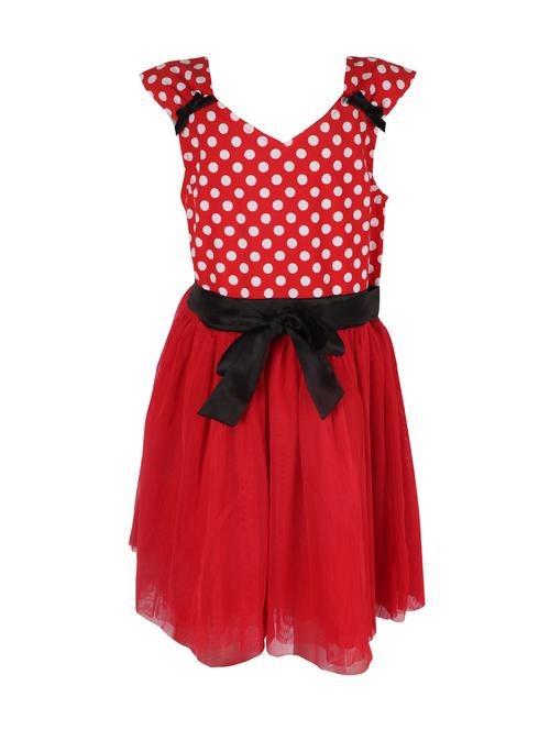 red cotton frock - 14336001 - Standard Image - 1
