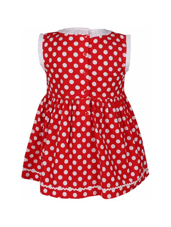 red cotton frock - 14336004 - Zoom Image - 2