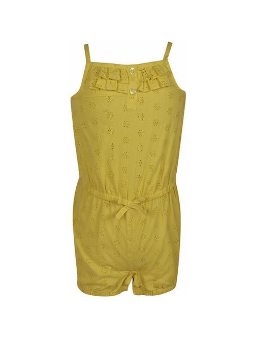 yellow cotton playsuit - 14336012 - Standard Image - 1