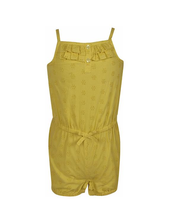 yellow cotton playsuit - 14336012 - Zoom Image - 1