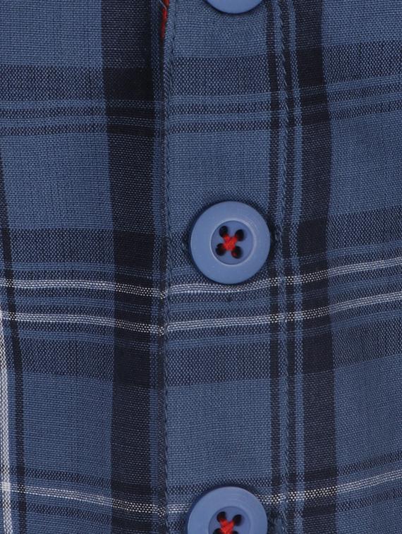 navy blue acrylic waistcoat - 14336019 - Zoom Image - 3