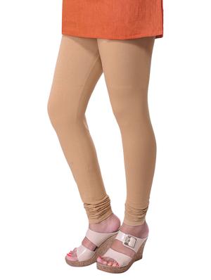 beige cotton leggings - 14337617 - Standard Image - 2