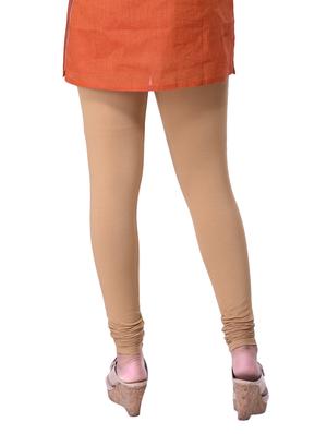 beige cotton leggings - 14337617 - Standard Image - 3