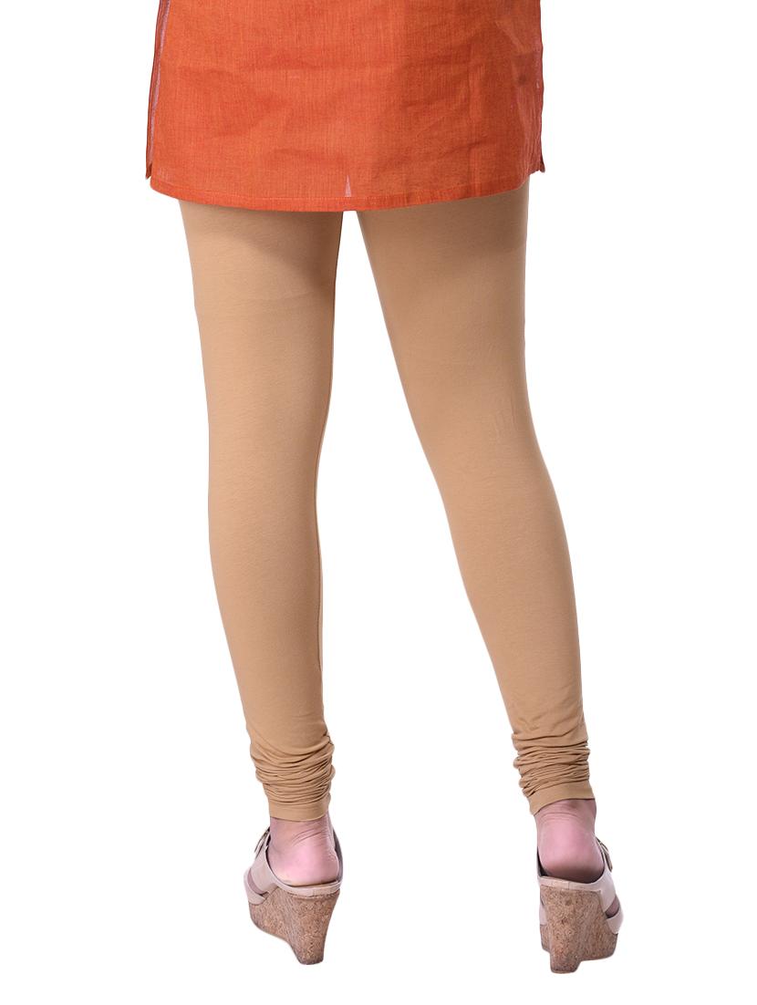 beige cotton leggings - 14337617 - Zoom Image - 3