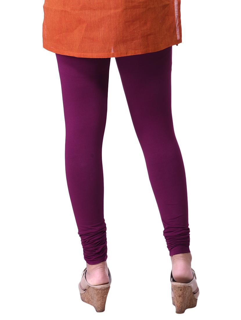 purple cotton lycra legging - 14337619 - Zoom Image - 3