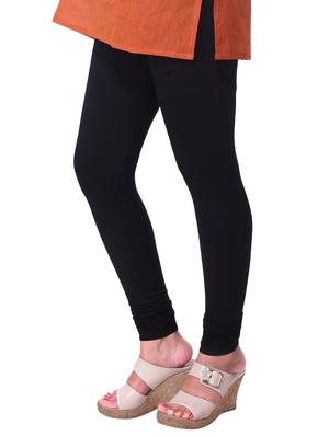 black cotton leggings - 14337625 - Standard Image - 2