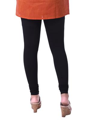 black cotton leggings - 14337625 - Standard Image - 3