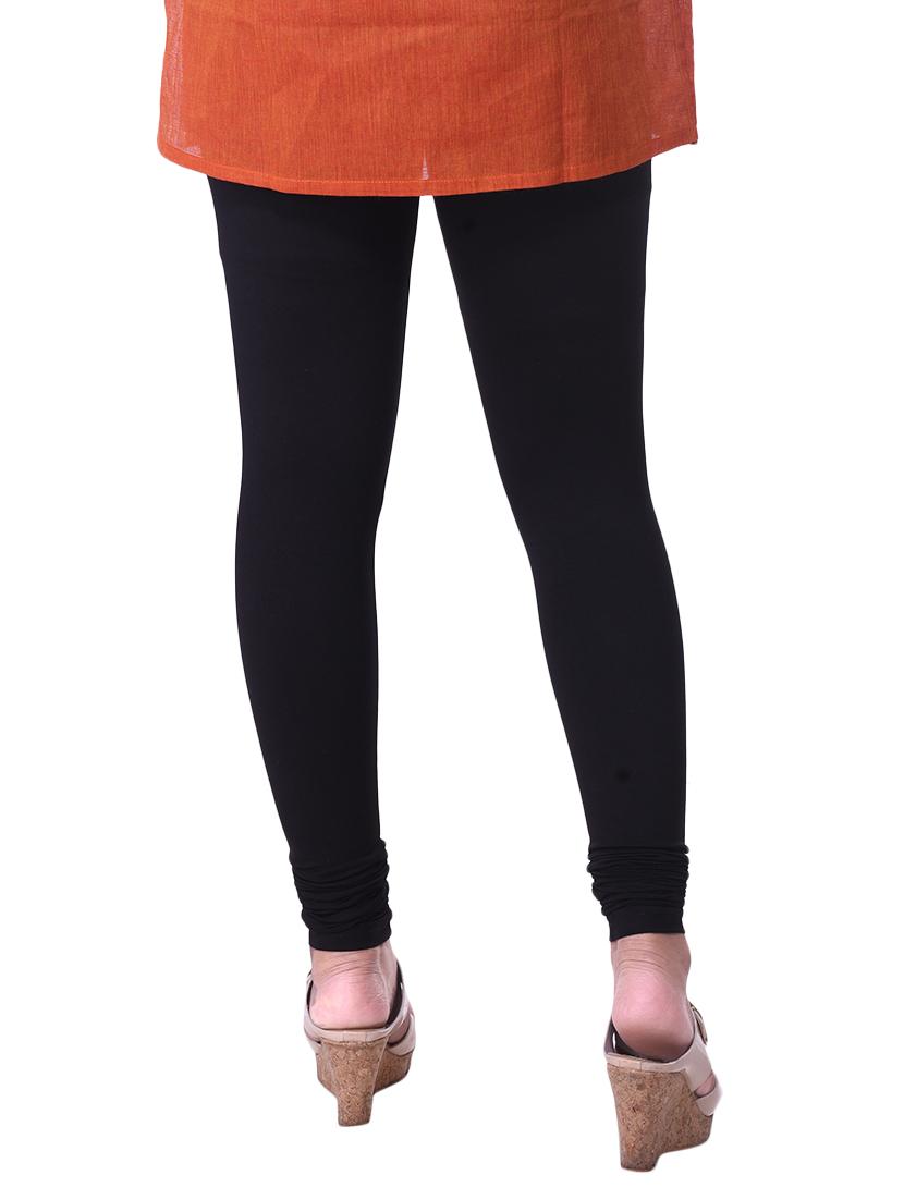 black cotton leggings - 14337625 - Zoom Image - 3
