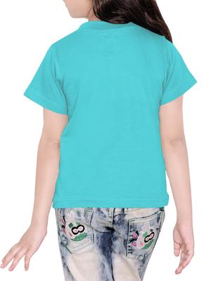 blue cotton tee - 14338765 - Standard Image - 3