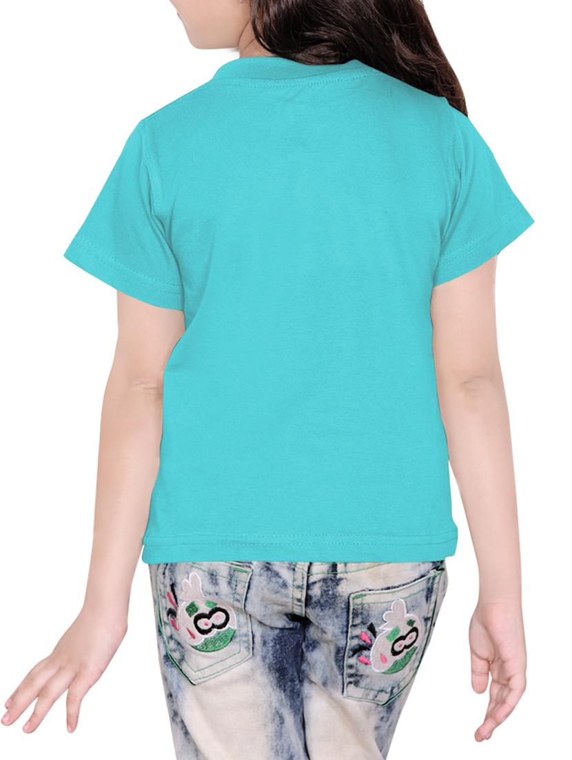 blue cotton tee - 14338765 - Zoom Image - 3