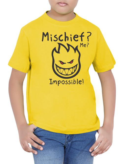 yellow cotton tshirt - 14338828 - Standard Image - 1