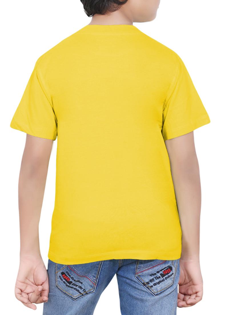 yellow cotton tshirt - 14338828 - Zoom Image - 3