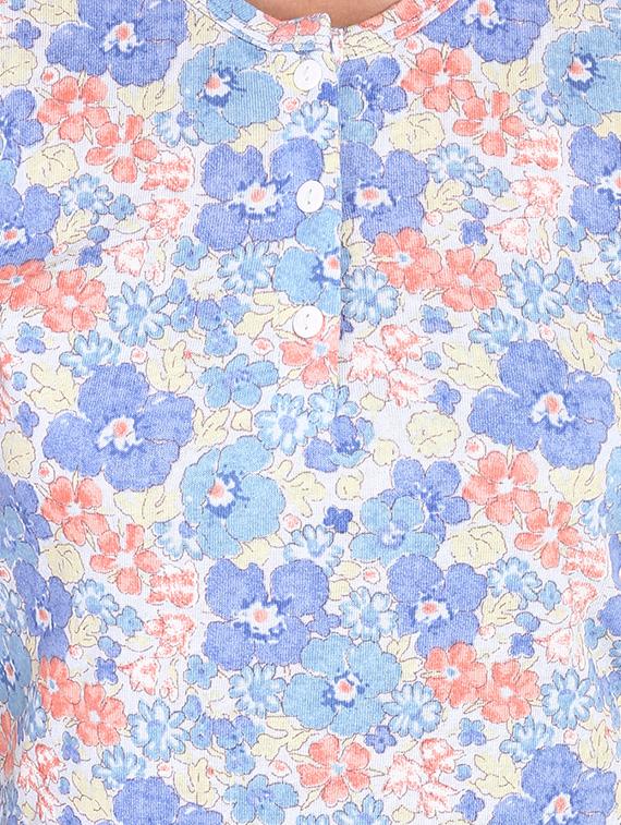 floral top with pajama set - 14340588 - Zoom Image - 4