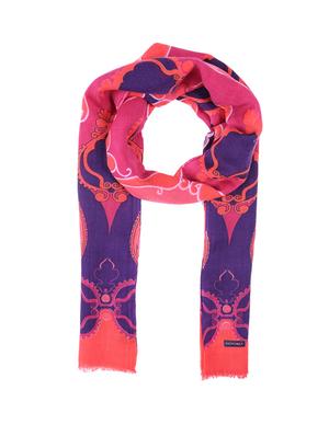 pink woollen stole - 14341400 - Standard Image - 2