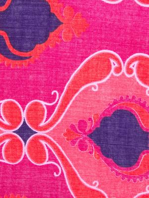 pink woollen stole - 14341400 - Standard Image - 3