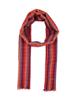 multi colored woollen stole - 14341413 - Standard Image - 2