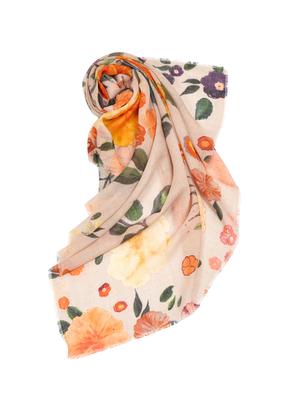 multi colored woolen stole - 14341465 - Standard Image - 2