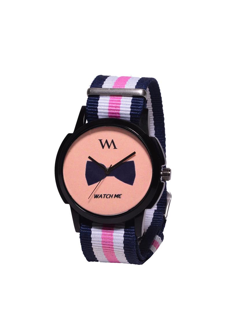 watch me printed dial nylon strap analog watch - 14341976 - Zoom Image - 1