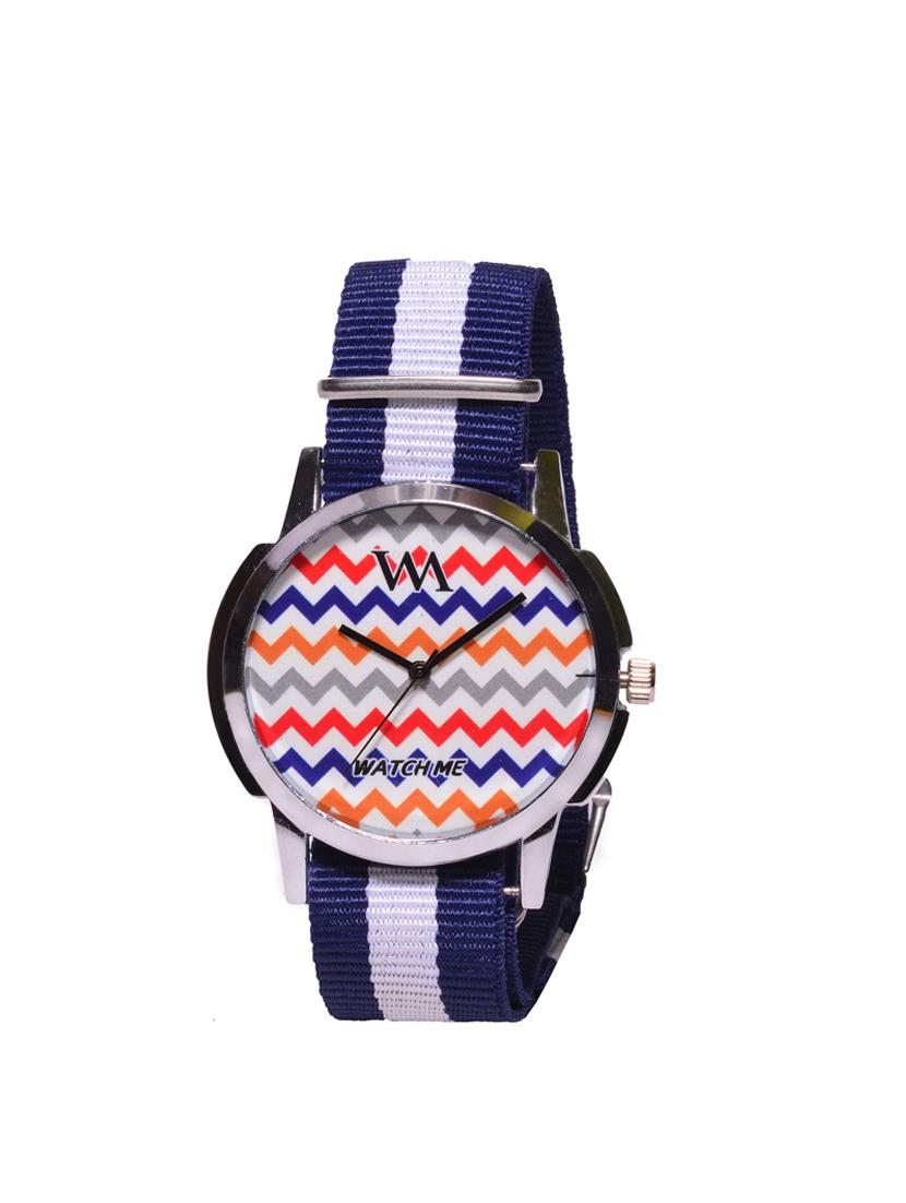 watch me printed dial nylon strap analog watch - 14342006 - Zoom Image - 1