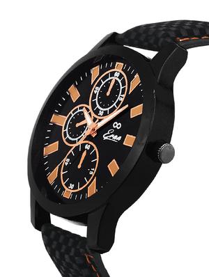 eraa men best black chrono pattern analog wrist watch - 14342399 - Standard Image - 2