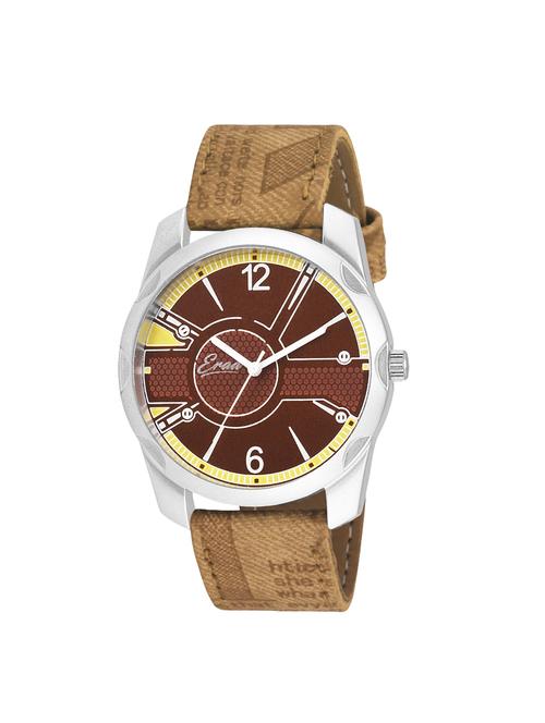 eraa men brown analog wrist watch - 14342407 - Standard Image - 1