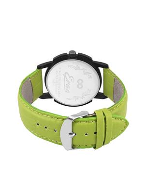 eraa men leaf green matrix analog wrist watch - 14342431 - Standard Image - 3
