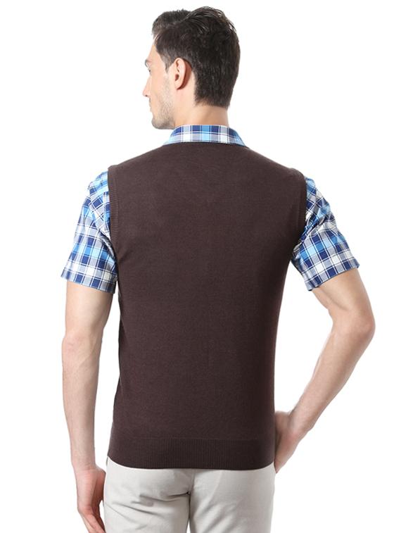 brown acrylic pullover - 14342583 - Zoom Image - 2
