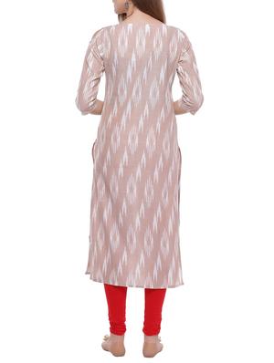 embroidered straight kurta - 14343543 - Standard Image - 3
