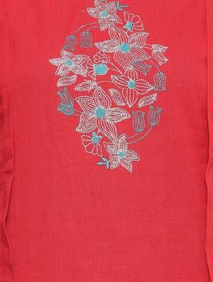 embroidered straight kurta - 14343544 - Standard Image - 4